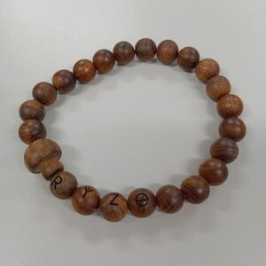 Ryze Wooden Mushroom Beaded Bracelet